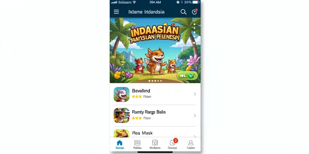 Tampilan antarmuka yang sederhana dan elegan.