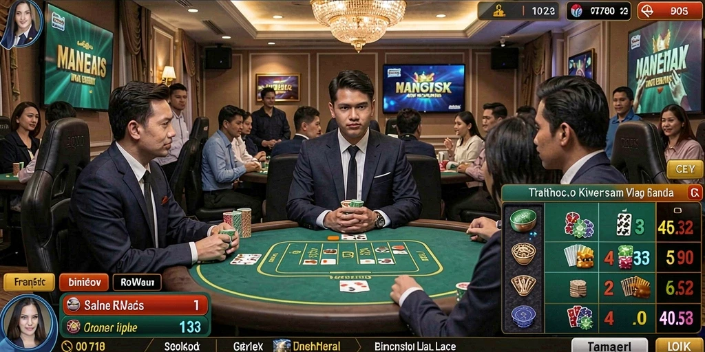 Screenshot menunjukkan karakter utama dalam aksi menghadapi musuh.