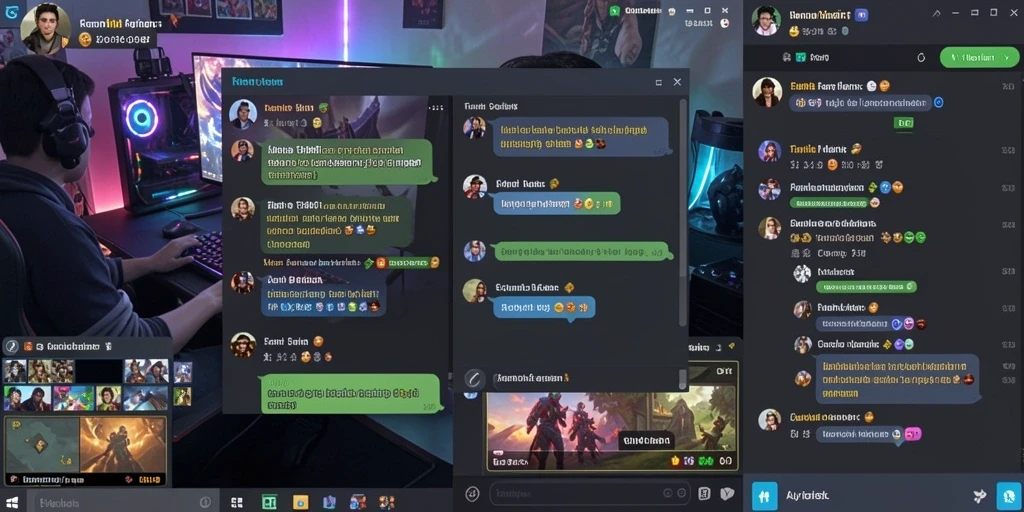 Tangkapan layar menampilkan aksi seru di dalam game.