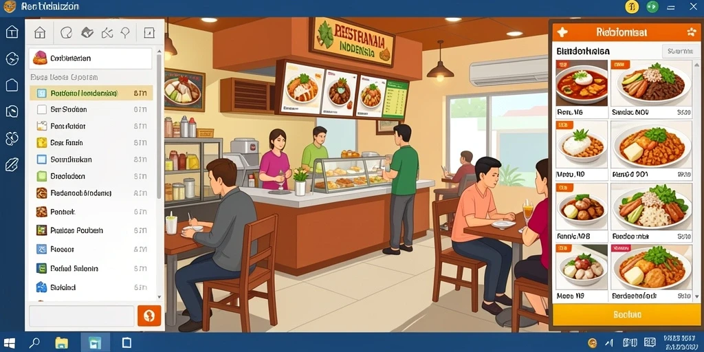 Tampilan antarmuka yang intuitif dan menarik.