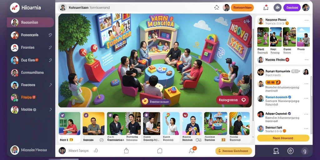 Tampilan antarmuka yang user-friendly.