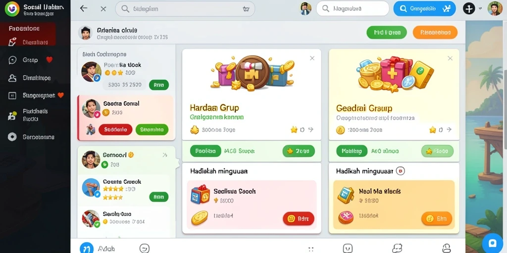Tampilan awal yang menarik dan intuitif.
