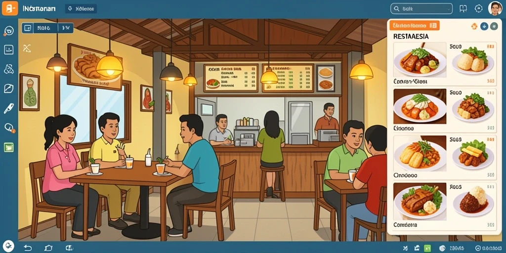 Tampilan awal QQSTAR yang menarik dan intuitif.