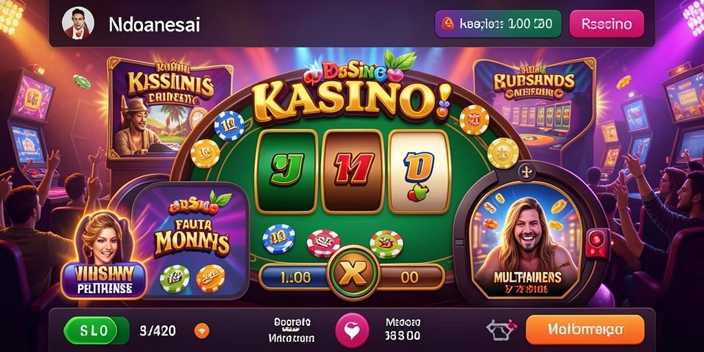 Tampilan awal game yang menarik dan interaktif.