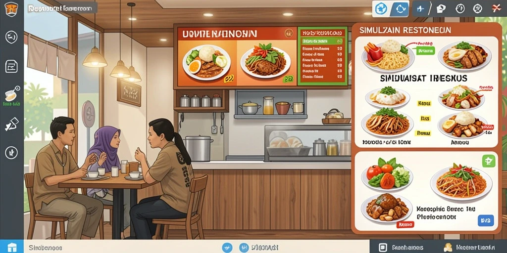 Tampilan antarmuka yang user-friendly dan mudah dinavigasi.